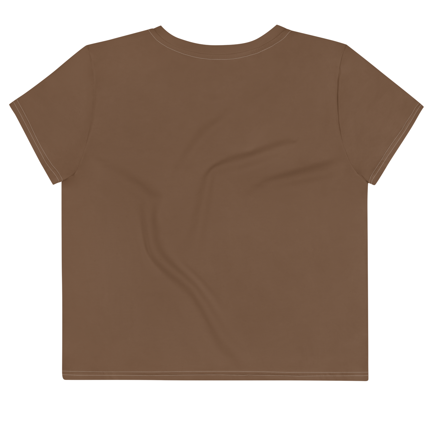 Michigan Upper Peninsula Crop Top (w/ UP Outline) | Sporty - Coffee Color