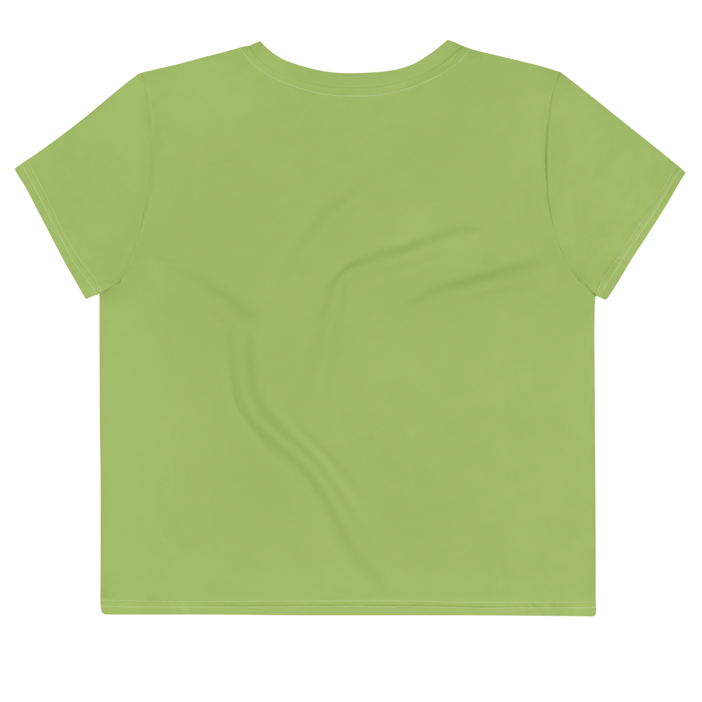 Michigan Upper Peninsula Crop Top (w/ UP Outline) | Sporty - Gooseberry Green