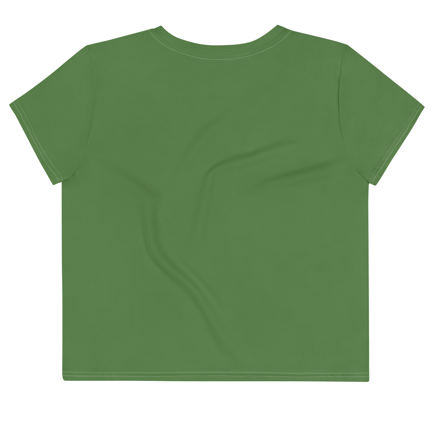 Michigan Upper Peninsula Crop Top (w/ UP Outline) | Sporty - Pine Green