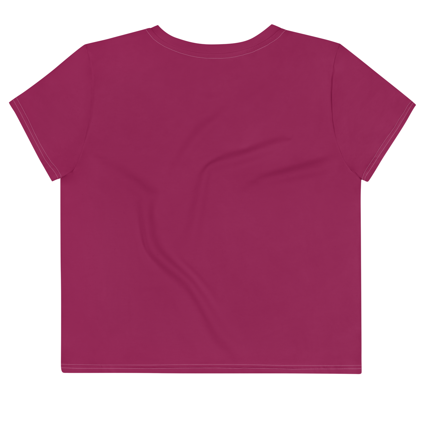 Michigan Upper Peninsula Crop Top (w/ UP Outline) | Sporty - Ruby Red