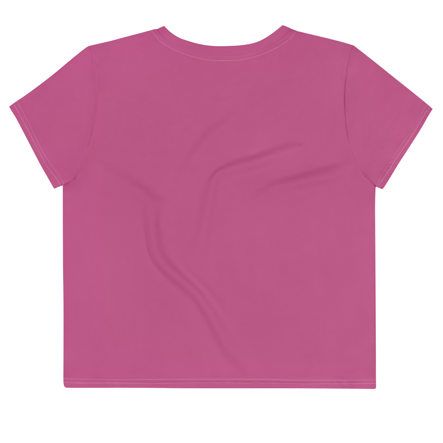 Michigan Upper Peninsula Crop Top (w/ UP Outline) | Sporty - Apple Blossom Pink