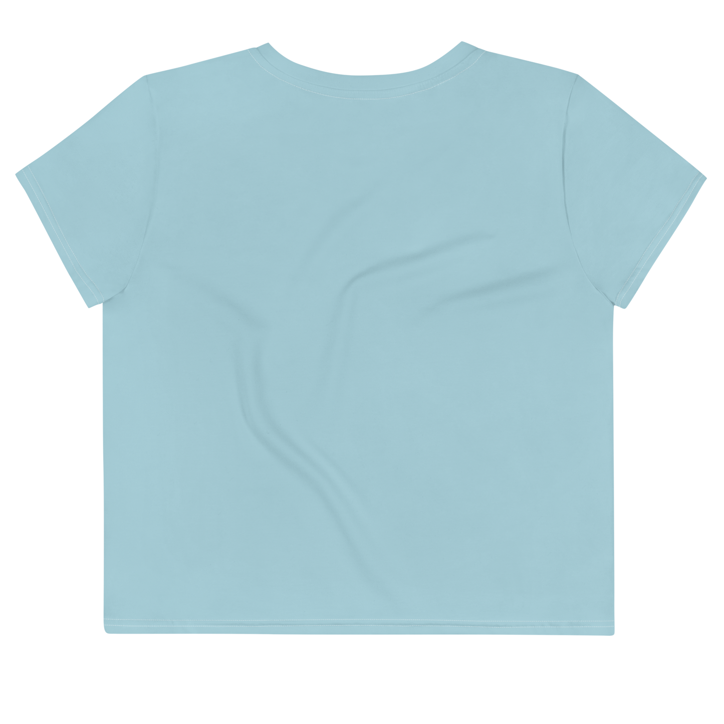 Michigan Upper Peninsula Crop Top (w/ UP Outline) | Sporty - '58 Caddie Blue