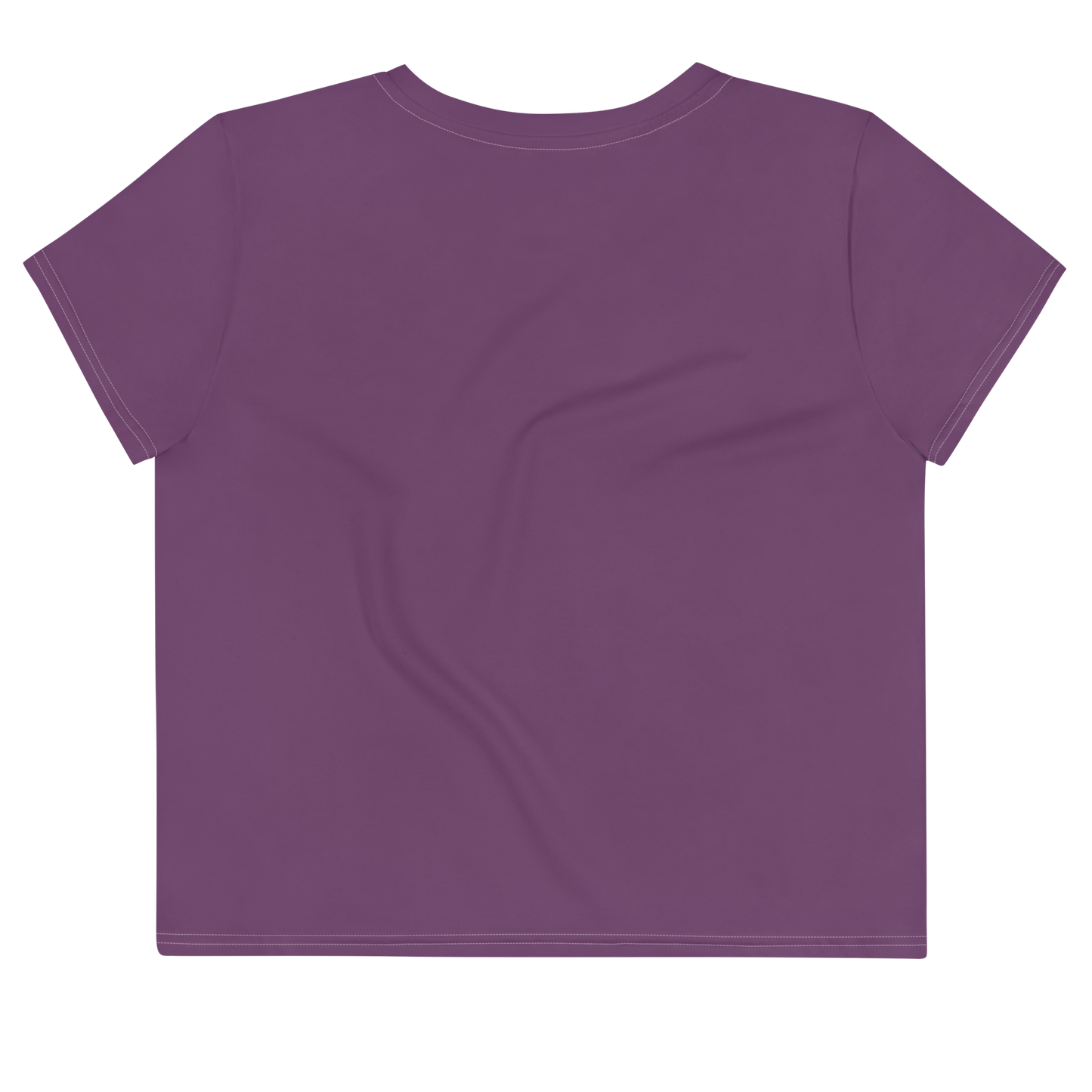 Michigan Upper Peninsula Crop Top (w/ UP Outline) | Sporty - Plum