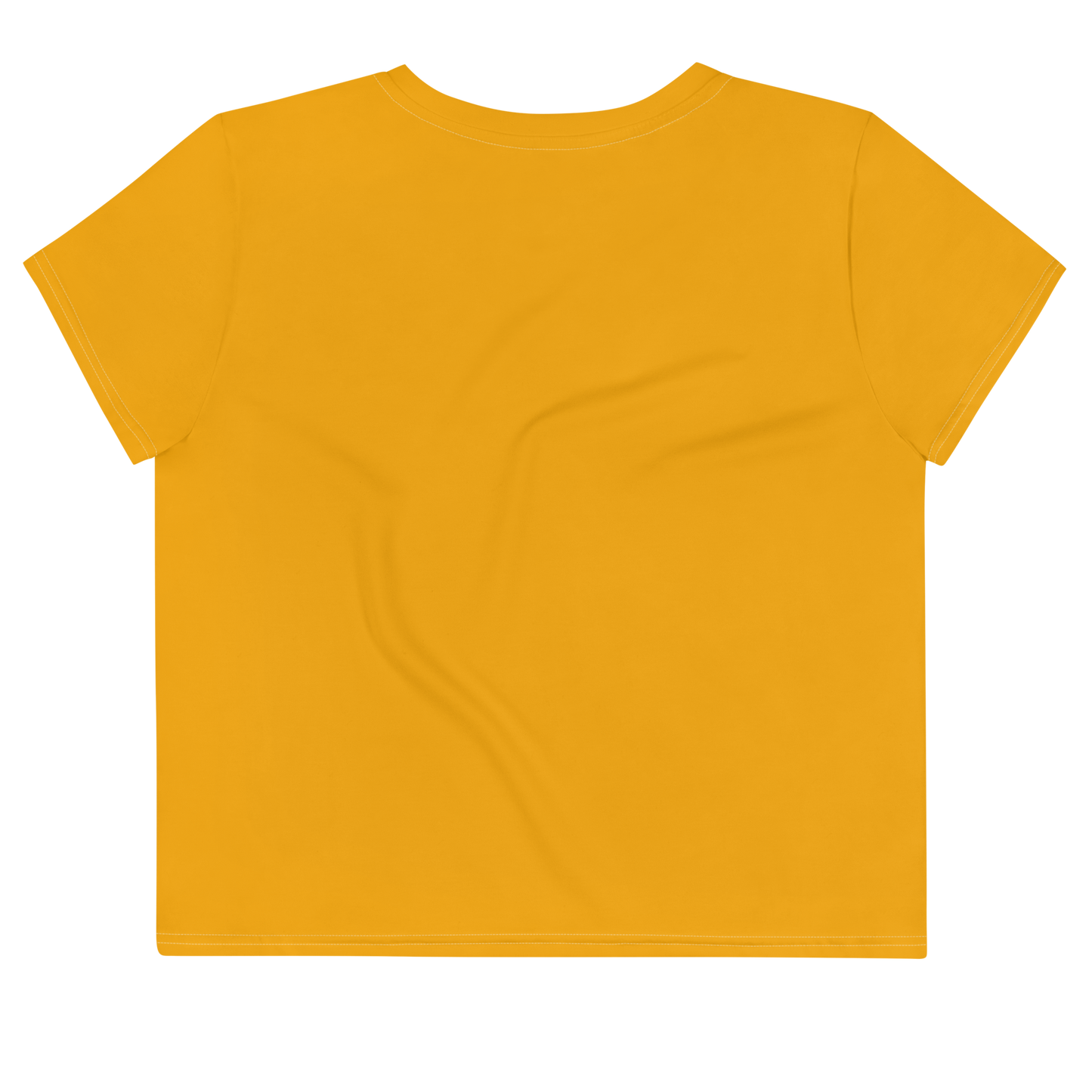 Michigan Upper Peninsula Crop Top (w/ UP Outline) | Sporty - Birch Leaf Orange