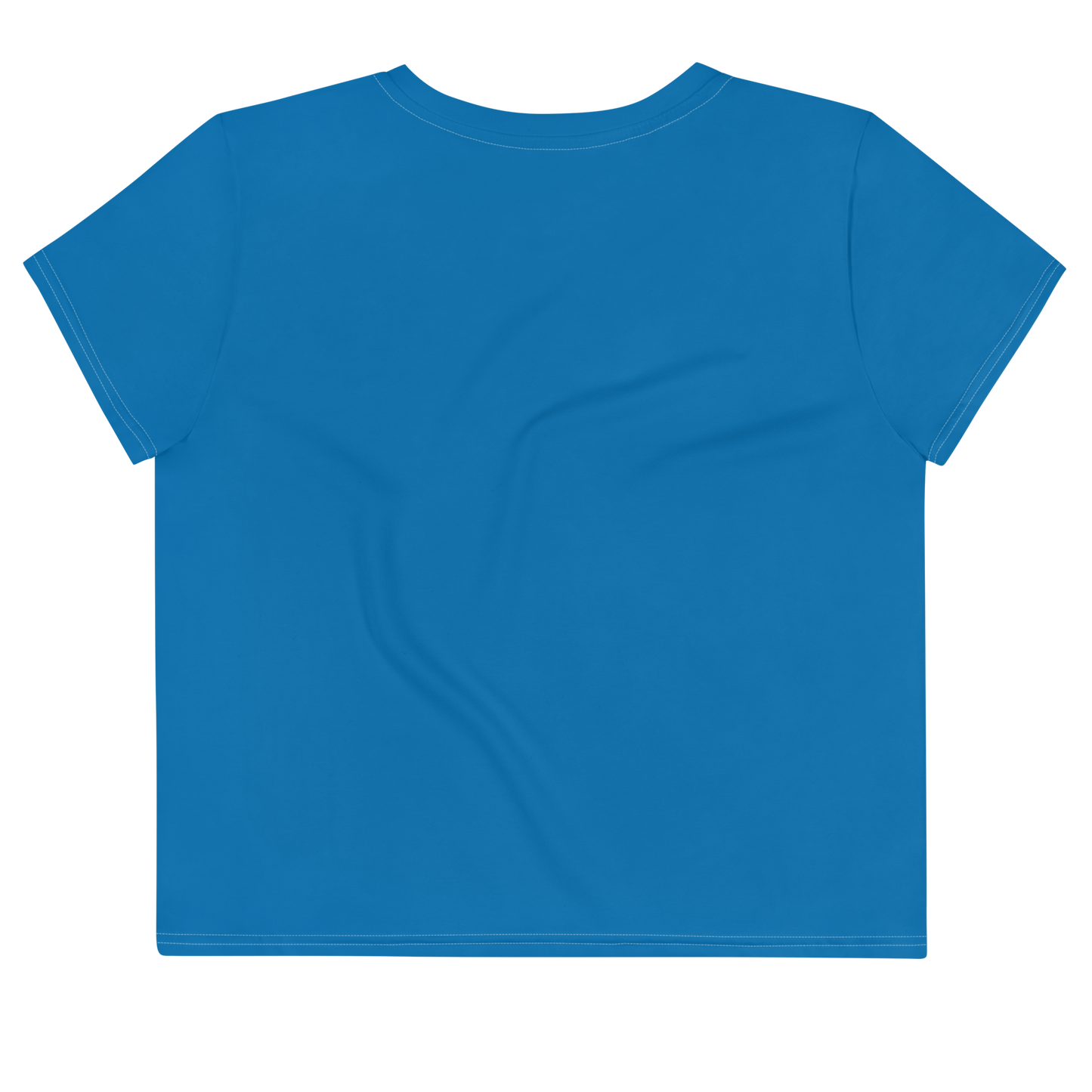 Michigan Upper Peninsula Crop Top (w/ UP Outline) | Sporty - Azure