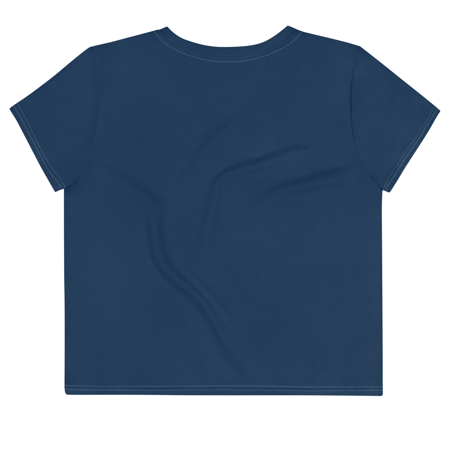 Michigan Upper Peninsula Crop Top (w/ UP Outline) | Sporty - Navy