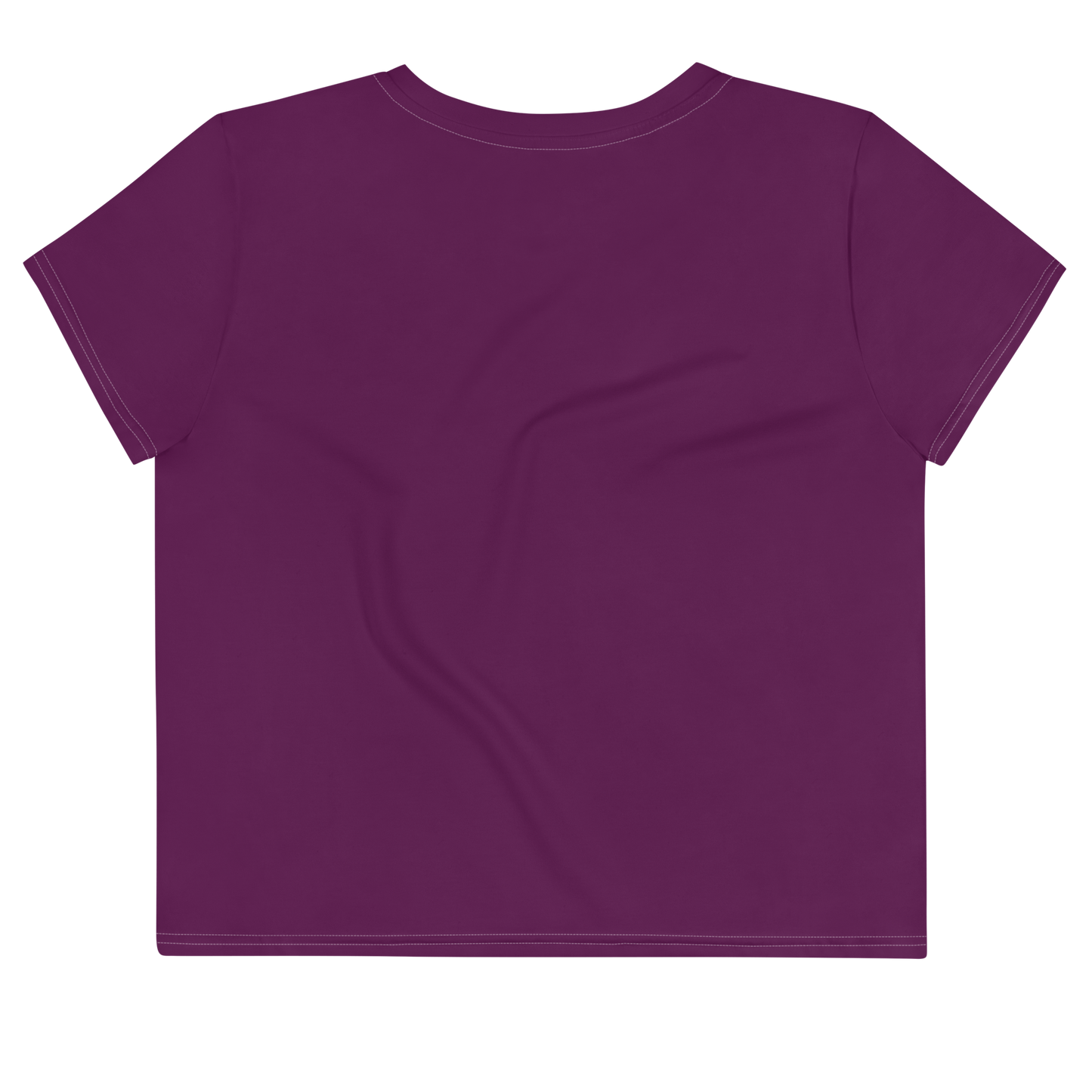 Michigan Upper Peninsula Crop Top (w/ UP Outline) | Sporty - Tyrian Purple