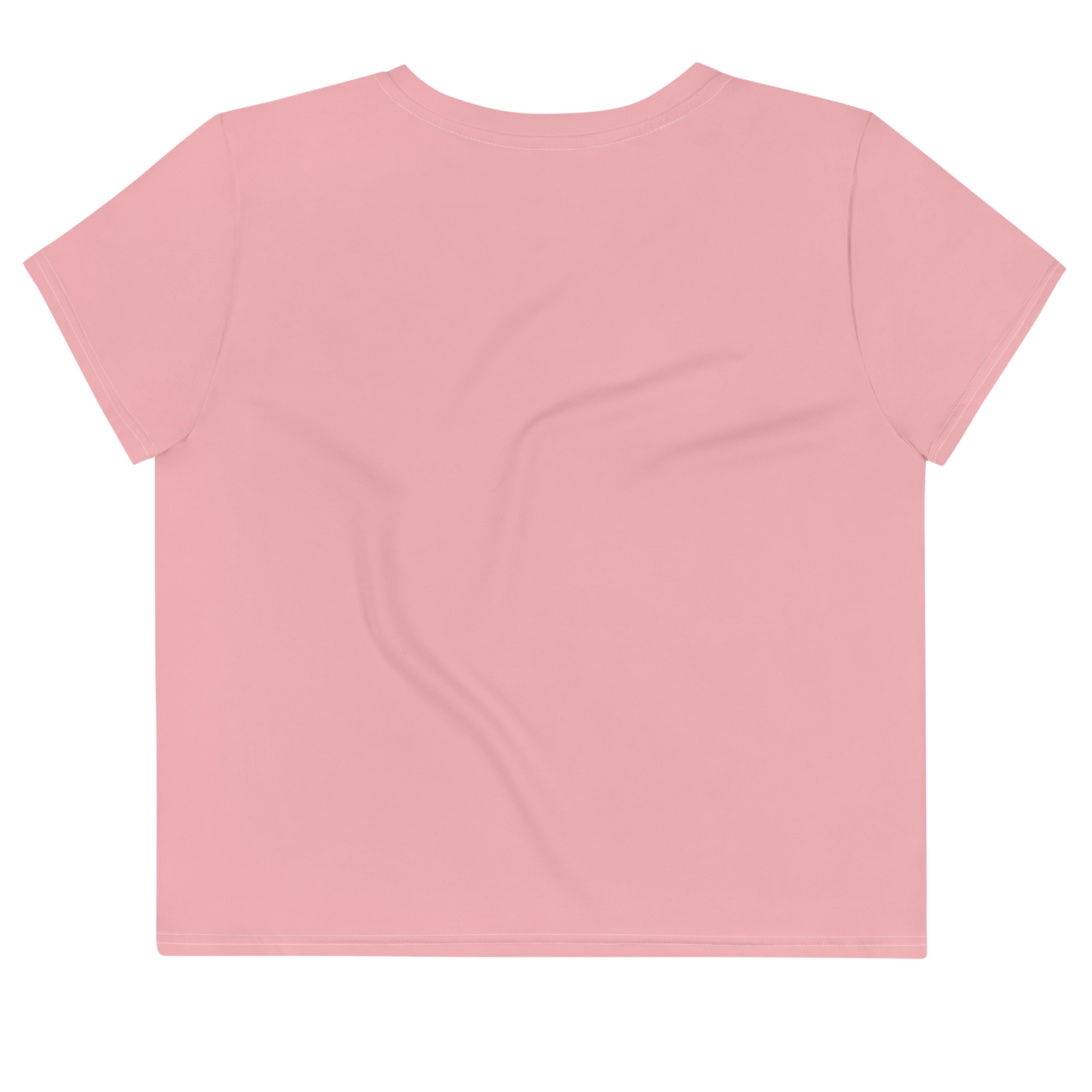 Michigan Upper Peninsula Crop Top (w/ UP Outline) | Sporty - Strawberry Pink