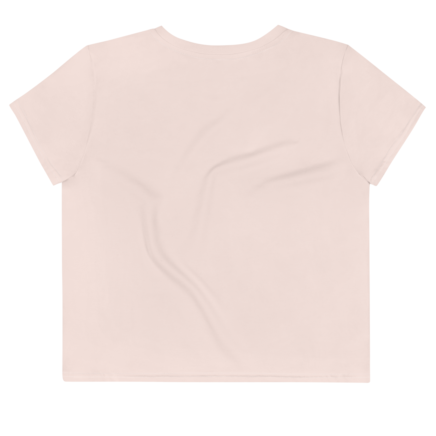 Michigan Upper Peninsula Crop Top (w/ UP Outline) | Sporty - Champagne Pink