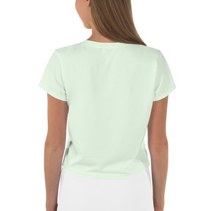 Michigan Upper Peninsula Crop Top (w/ UP Outline) | Sporty - Dew Green