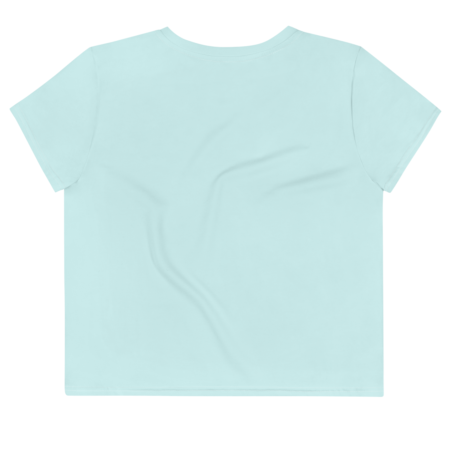 Michigan Upper Peninsula Crop Top (w/ UP Outline) | Sporty - Cyan