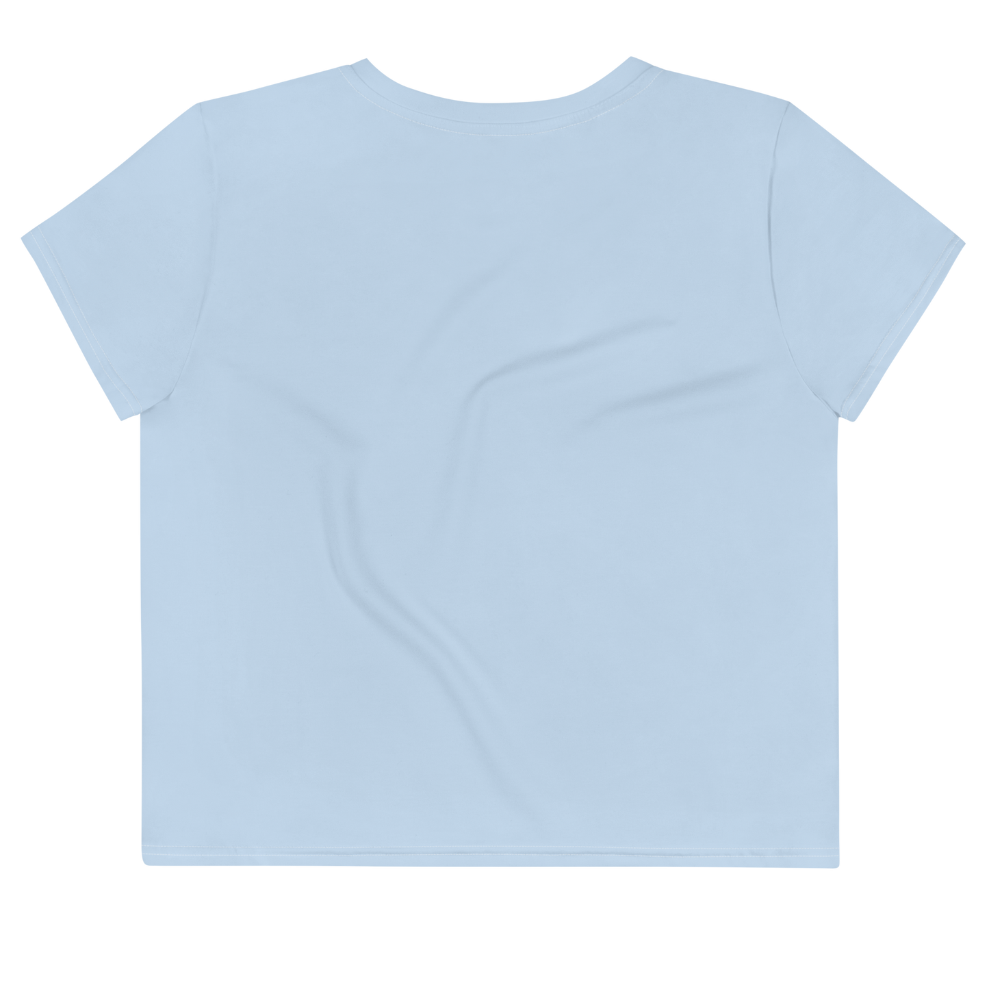 Michigan Upper Peninsula Crop Top (w/ UP Outline) | Sporty - Light Blue