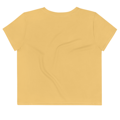 Michigan Upper Peninsula Crop Top (w/ UP Outline) | Sporty - Citrine