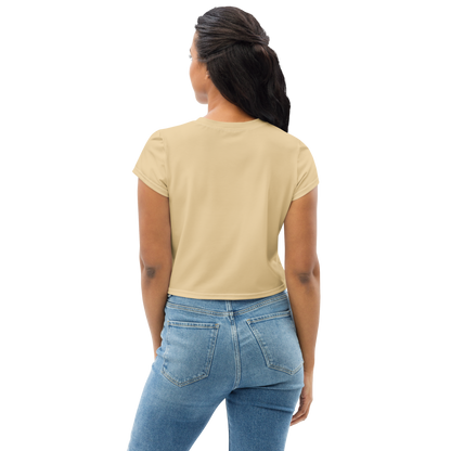 Michigan Upper Peninsula Crop Top (w/ UP Outline) | Sporty - Maple Color