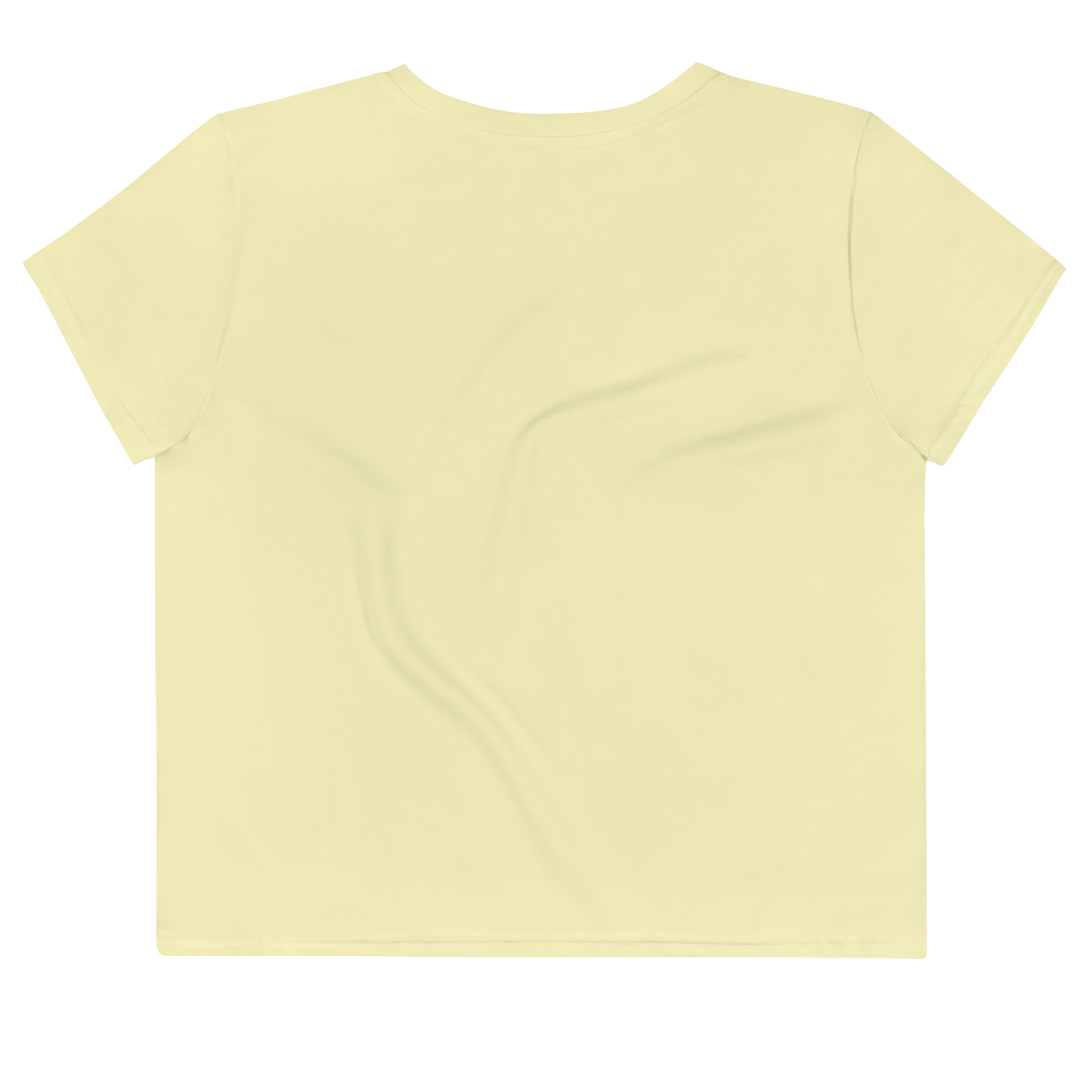 Michigan Upper Peninsula Crop Top (w/ UP Outline) | Sporty - Canary Yellow