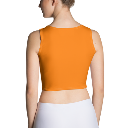 Michigan Upper Peninsula Crop Tank (w/ UP Outline) | Safety Orange