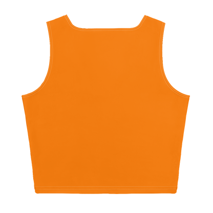 Michigan Upper Peninsula Crop Tank (w/ UP Outline) | Safety Orange