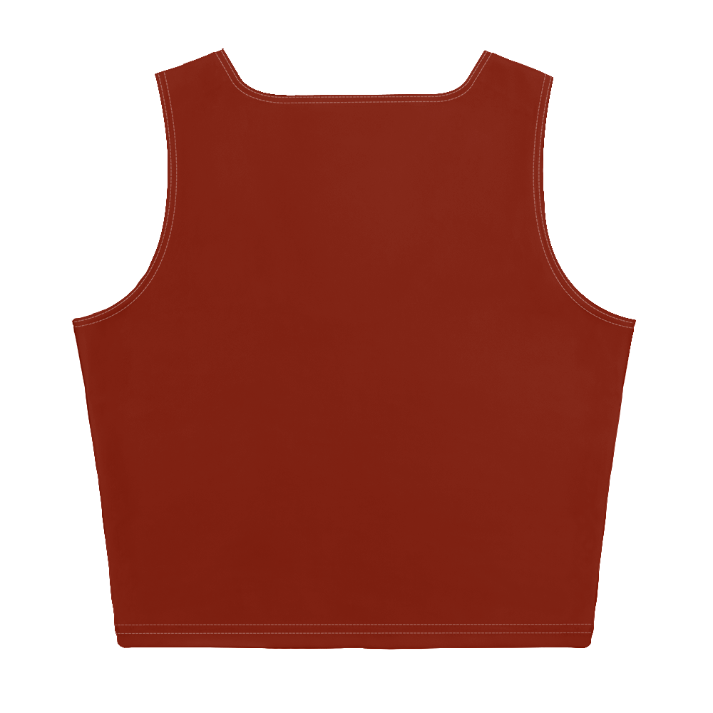 Michigan Upper Peninsula Crop Tank (w/ UP Outline) | Cherryland Red