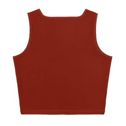 Michigan Upper Peninsula Crop Tank (w/ UP Outline) | Cherryland Red