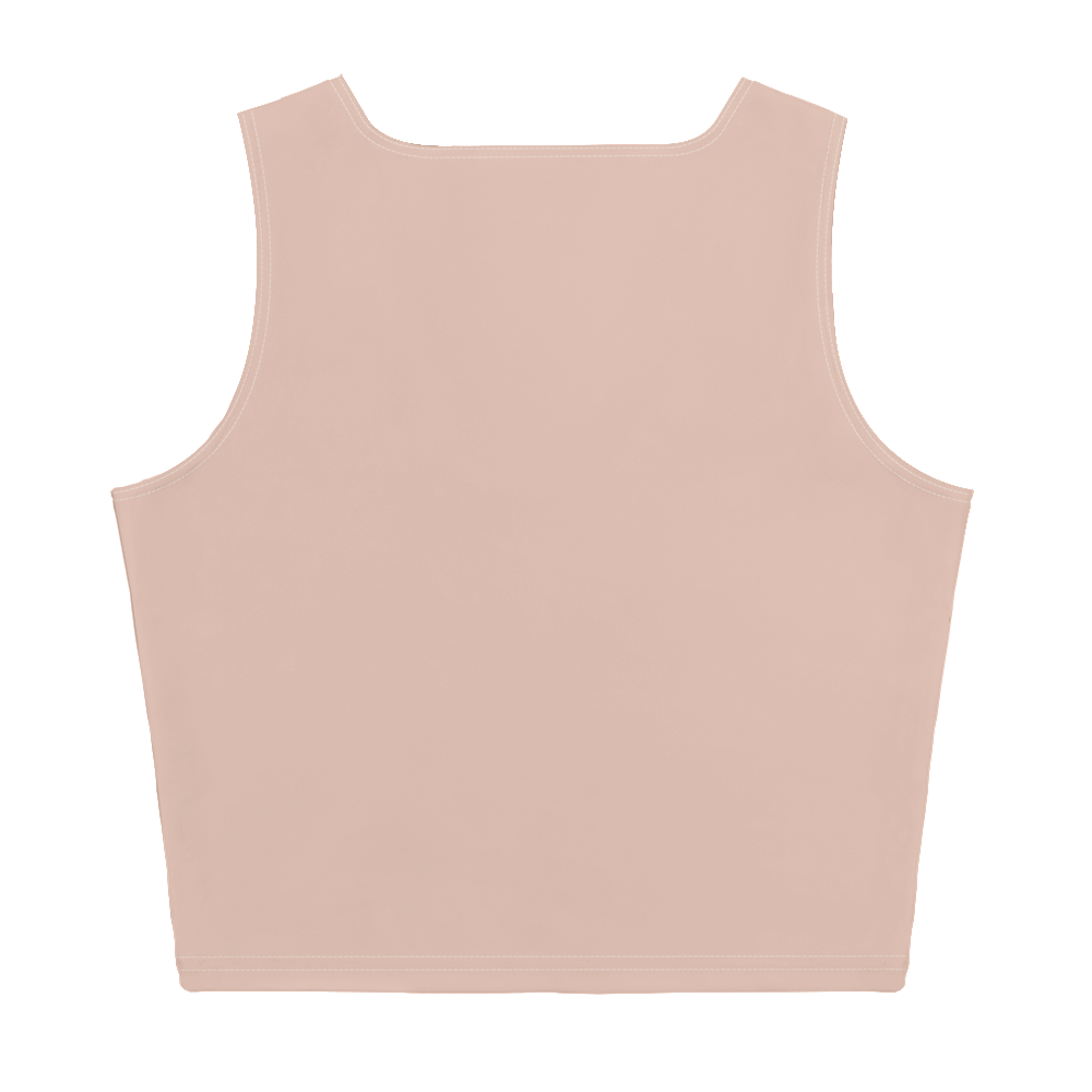 Michigan Upper Peninsula Crop Tank (w/ UP Outline) | Rose Gold