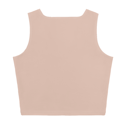 Michigan Upper Peninsula Crop Tank (w/ UP Outline) | Rose Gold