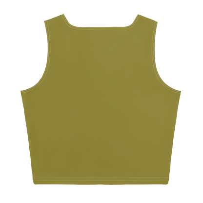 Michigan Upper Peninsula Crop Tank (w/ UP Outline) | Scrub Gold