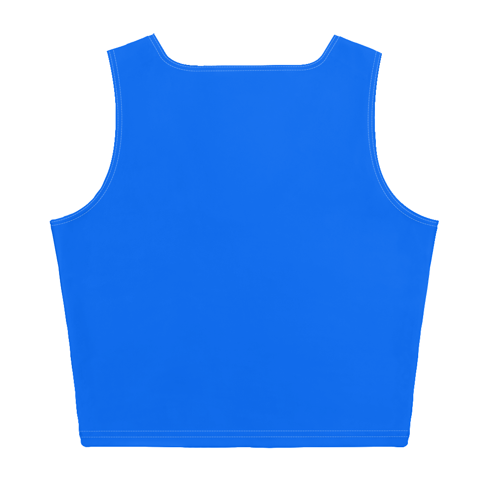 Michigan Upper Peninsula Crop Tank (w/ UP Outline) | Motor Town Blue