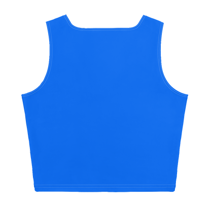 Michigan Upper Peninsula Crop Tank (w/ UP Outline) | Motor Town Blue