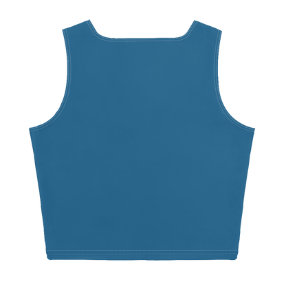 Michigan Upper Peninsula Crop Tank (w/ UP Outline) | Blueberry