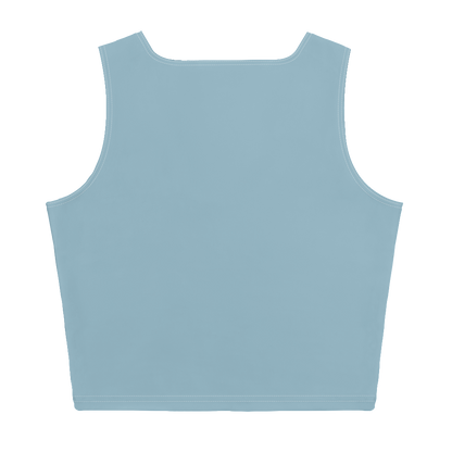 Michigan Upper Peninsula Crop Tank (w/ UP Outline) | Opal Blue