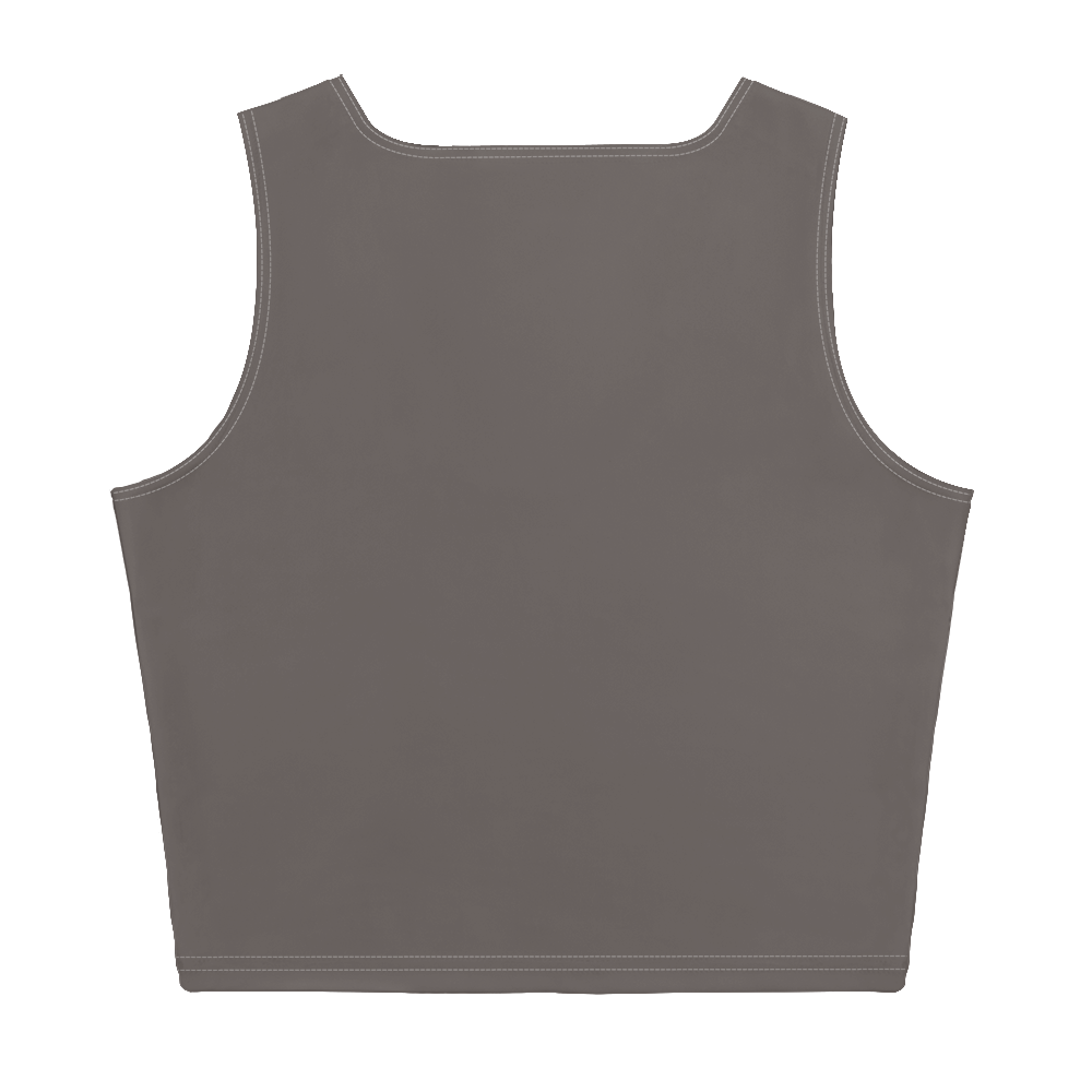 Michigan Upper Peninsula Crop Tank (w/ UP Outline) | Warren Tank Grey