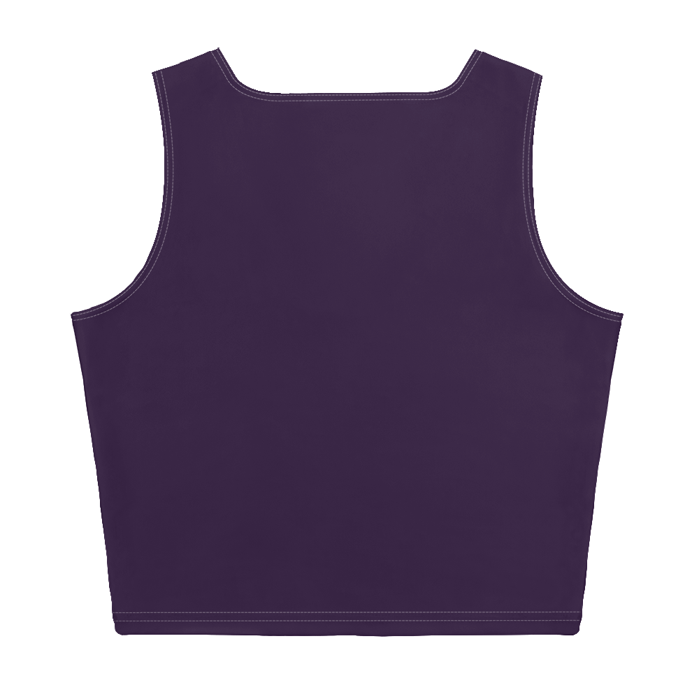 Michigan Upper Peninsula Crop Tank (w/ UP Outline) | Blackcurrant