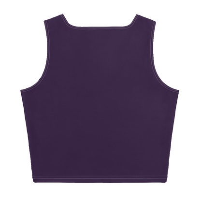 Michigan Upper Peninsula Crop Tank (w/ UP Outline) | Blackcurrant