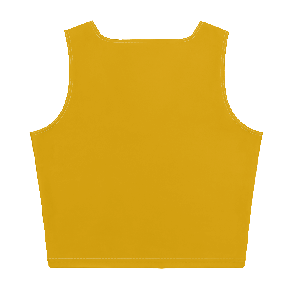 Michigan Upper Peninsula Crop Tank (w/ UP Outline) | Gold