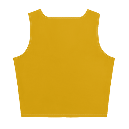 Michigan Upper Peninsula Crop Tank (w/ UP Outline) | Gold