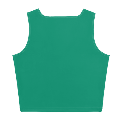 Michigan Upper Peninsula Crop Tank (w/ UP Outline) | Emerald Green