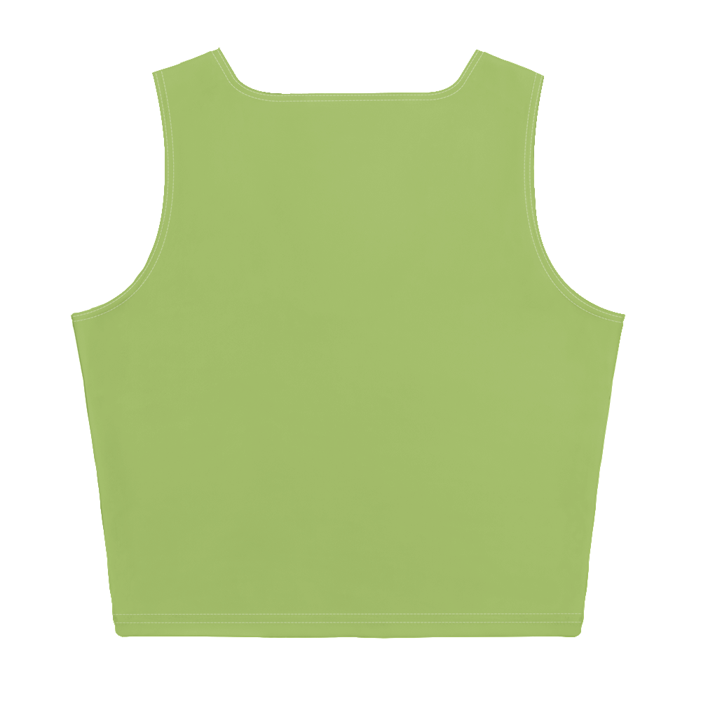 Michigan Upper Peninsula Crop Tank (w/ UP Outline) | Gooseberry Green