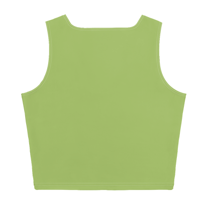 Michigan Upper Peninsula Crop Tank (w/ UP Outline) | Gooseberry Green