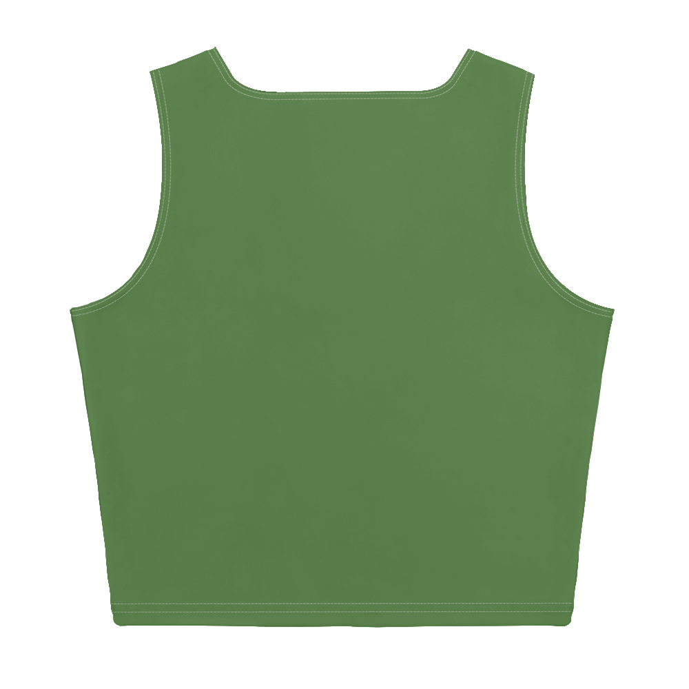 Michigan Upper Peninsula Crop Tank (w/ UP Outline) | Pine Green