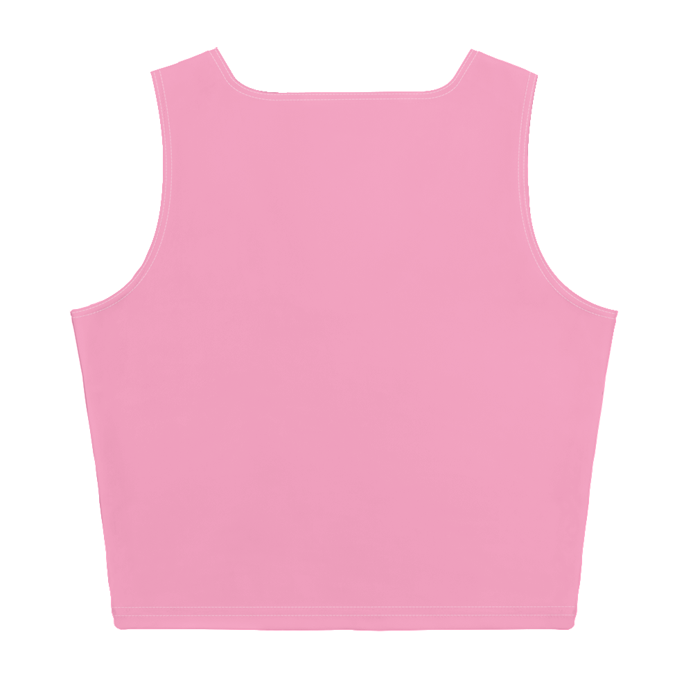 Michigan Upper Peninsula Crop Tank (w/ UP Outline) | '67 Caddie Pink