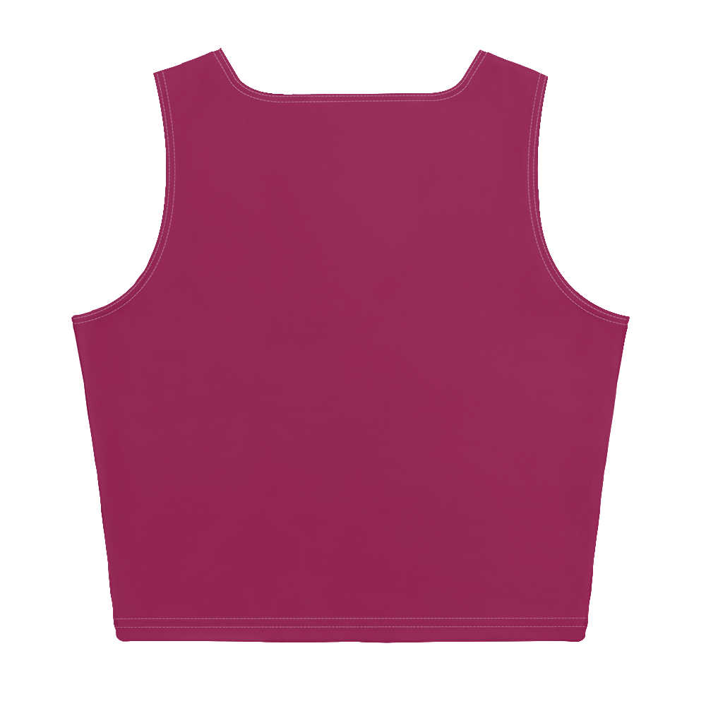 Michigan Upper Peninsula Crop Tank (w/ UP Outline) | Ruby Red