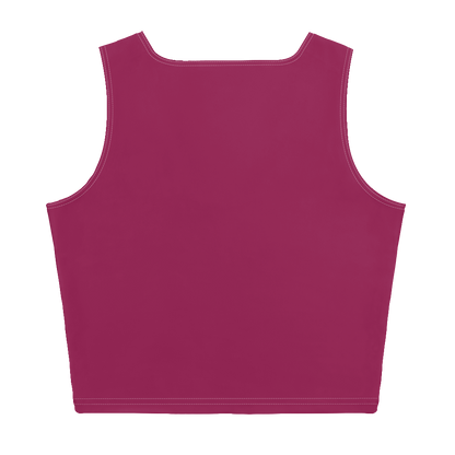 Michigan Upper Peninsula Crop Tank (w/ UP Outline) | Ruby Red