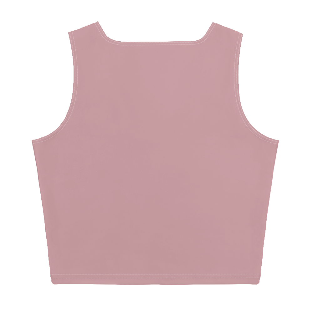 Michigan Upper Peninsula Crop Tank (w/ UP Outline) | Cherry Blossom Pink