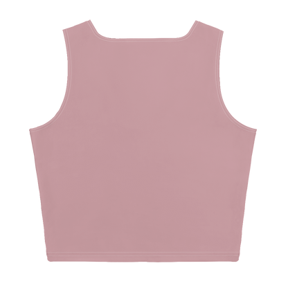 Michigan Upper Peninsula Crop Tank (w/ UP Outline) | Cherry Blossom Pink