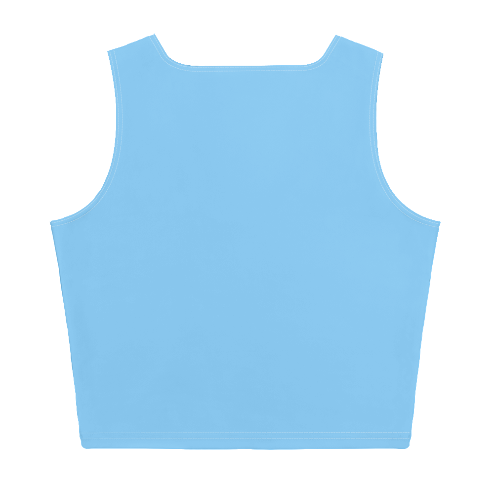 Michigan Upper Peninsula Crop Tank (w/ UP Outline) | DTW Blue