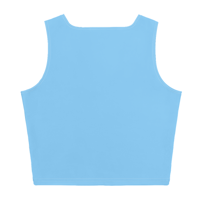 Michigan Upper Peninsula Crop Tank (w/ UP Outline) | DTW Blue