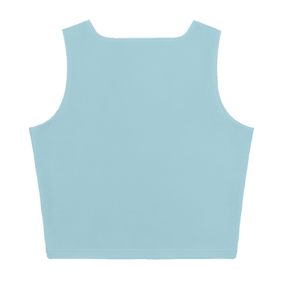 Michigan Upper Peninsula Crop Tank (w/ UP Outline) | '58 Caddie Blue