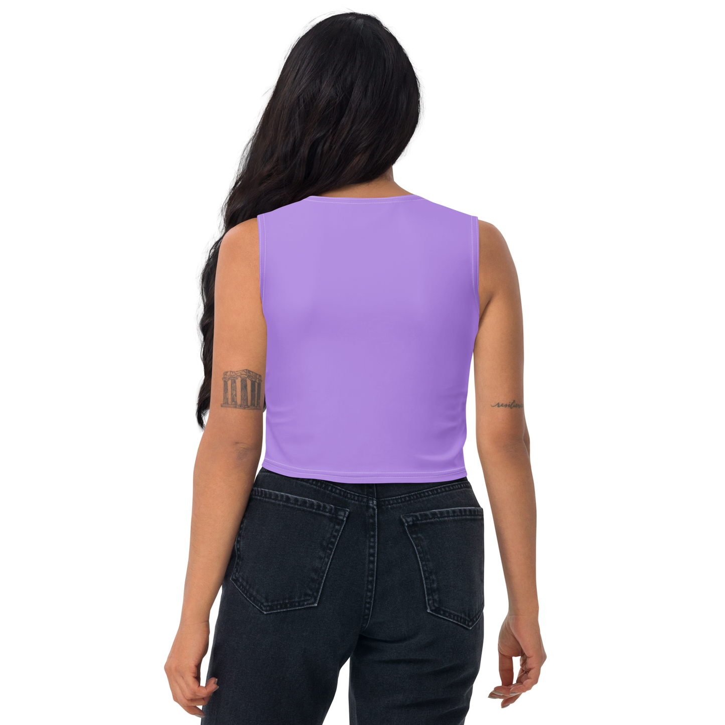 Michigan Upper Peninsula Crop Tank (w/ UP Outline) | Lavender