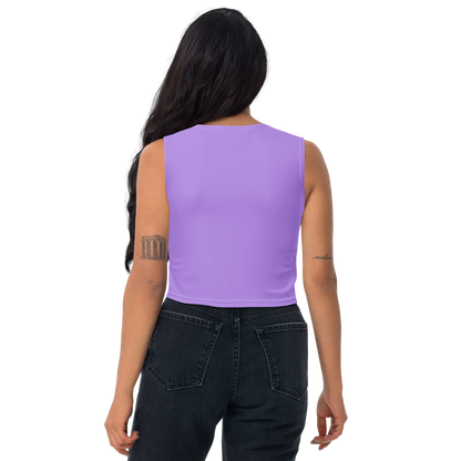 Michigan Upper Peninsula Crop Tank (w/ UP Outline) | Lavender