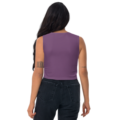 Michigan Upper Peninsula Crop Tank (w/ UP Outline) | Plum